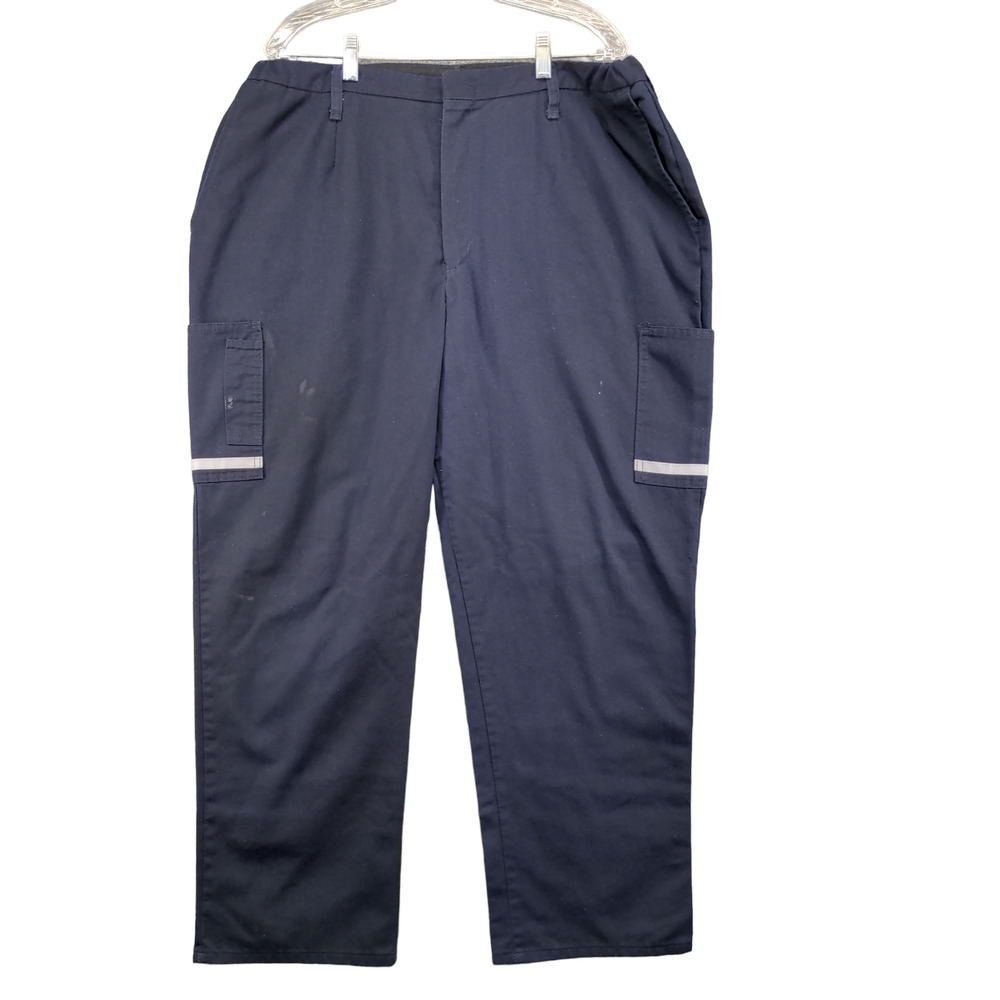 FedEx Mens VF Imagewear Reflective Uniform Pants Blue size 20R-35U Pockets